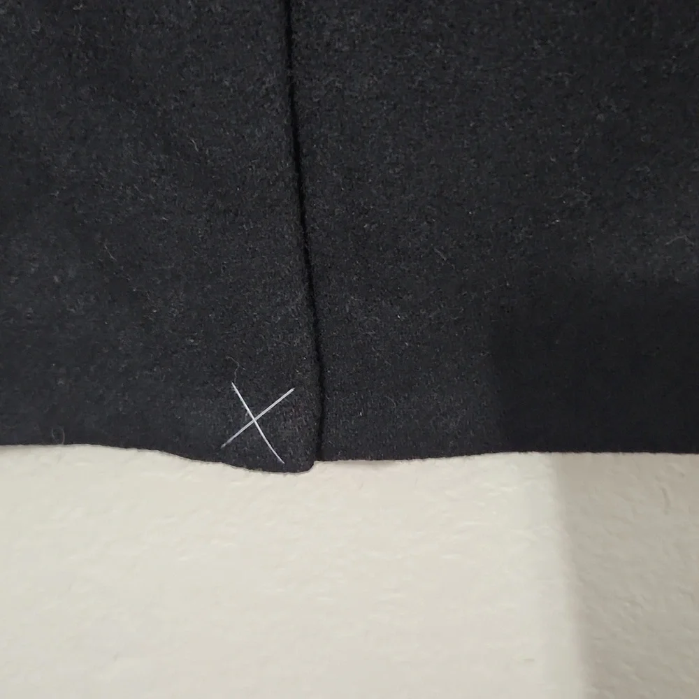 J Crew Mercantile Skirt Women's Size 6 Black Wool Polyester Blend Nwt NEW